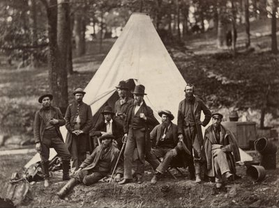 Group of Guides for the Army of the Potomac by Alexander Gardner